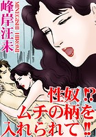 性奴！？ムチの柄を入れられて！！の表紙